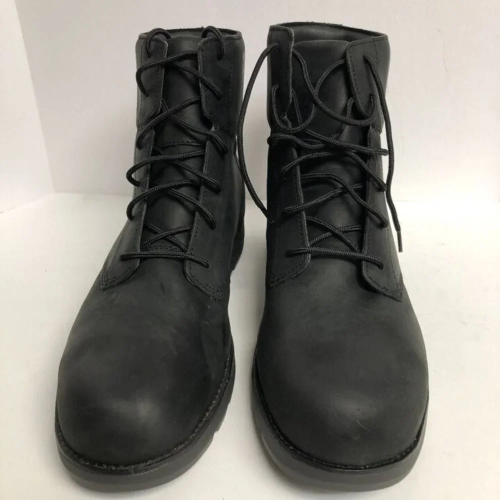 Worx Mens 6” Zink Steel Toe Boot Black Size 13 M